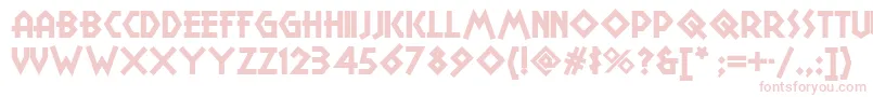 Шрифт Campgranadanf – розовые шрифты