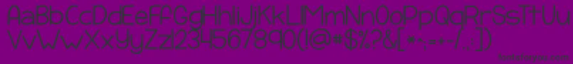 Kgpayphone Font – Black Fonts on Purple Background