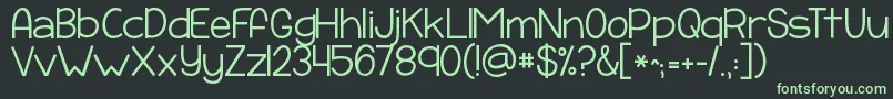 More about Kgpayphone Font Kgpayphone Font – Green Fonts on Black Background
