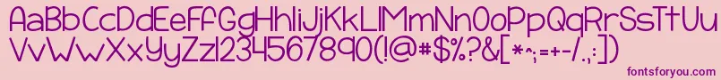 More about Kgpayphone Font Kgpayphone Font – Purple Fonts on Pink Background