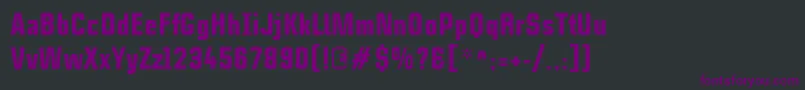 CasestudynooneLtBlack Font – Purple Fonts on Black Background