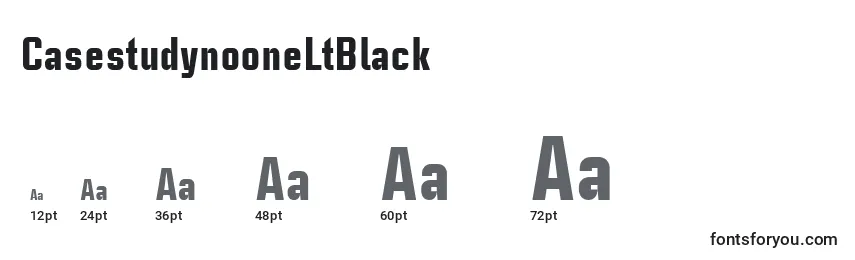 CasestudynooneLtBlack Font Sizes