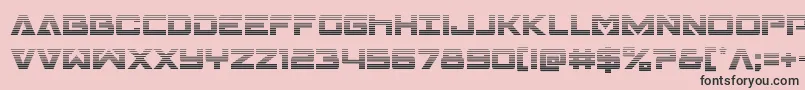 Transamericagrad Font – Black Fonts on Pink Background