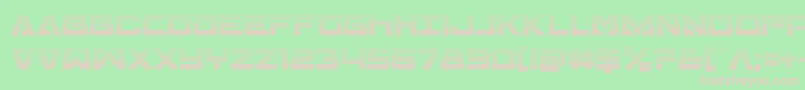 Transamericagrad Font – Pink Fonts on Green Background