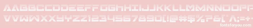 Transamericagrad Font – White Fonts on Pink Background