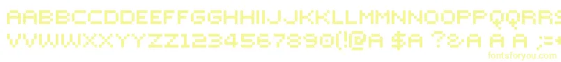 Шрифт MutterLvs – жёлтые шрифты