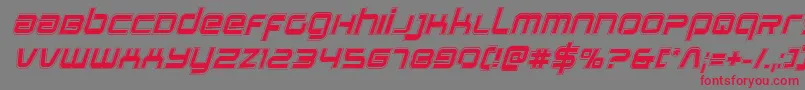 Stareagleacadital Font – Red Fonts on Gray Background