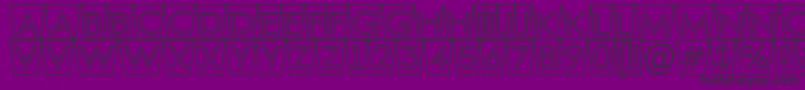 AFuturaortottlcmswotl Font – Black Fonts on Purple Background