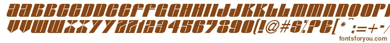 Шрифт GlasserItalicItalic – коричневые шрифты