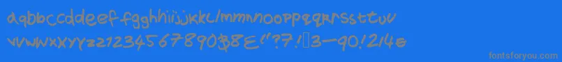 Подробнее о шрифте Snoffalternate Шрифт Snoffalternate – серые шрифты на синем фоне