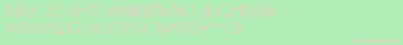 Feenc Font – Pink Fonts on Green Background