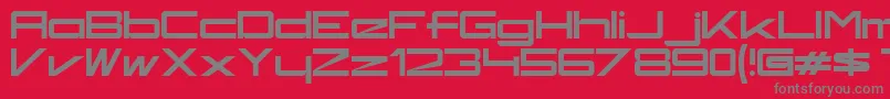 fuente Kaufhalle – Fuentes Grises Sobre Fondo Rojo
