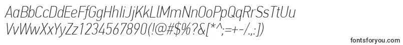 PfdintextcondproThinitalic-fontti – Fontit Microsoft Officelle