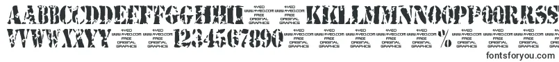 Шрифт 4yeostamp – шрифты для Adobe Muse