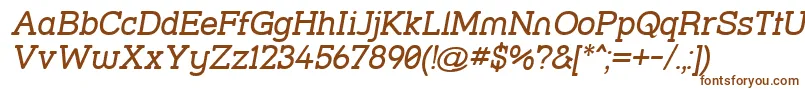 Strslit Font – Brown Fonts on White Background