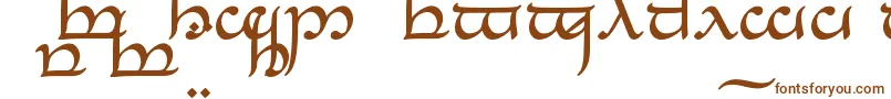 TengwarEldanaroNormal Font – Brown Fonts