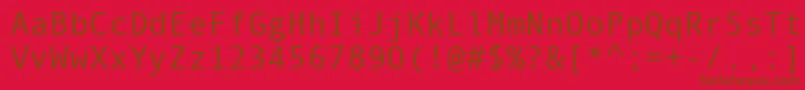 fuente Monotype.Com – Fuentes Marrones Sobre Fondo Rojo