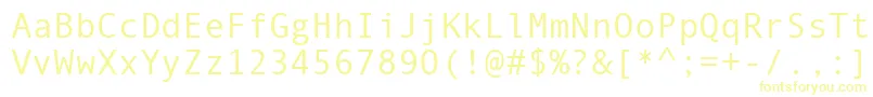 フォントMonotype.Com – 黄色のフォント