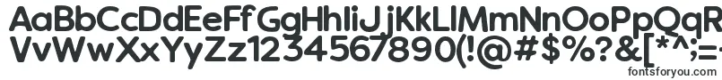 Шрифт Vanillaextractregular – буквенные шрифты