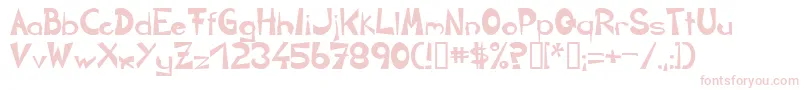 Circline1Crazy Font – Pink Fonts on White Background