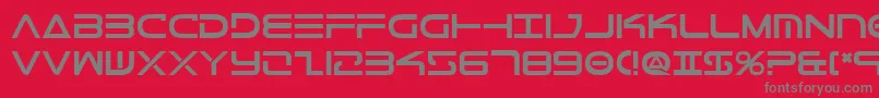 TeleMarinesBold Font – Gray Fonts on Red Background