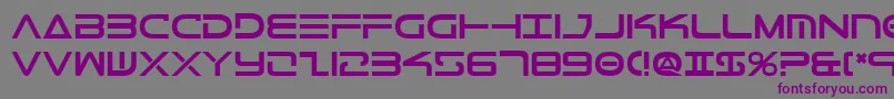 TeleMarinesBold Font – Purple Fonts on Gray Background