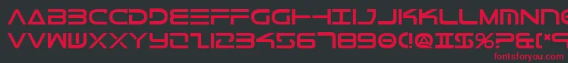 TeleMarinesBold Font – Red Fonts on Black Background
