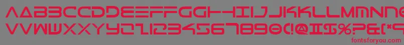 Шрифт TeleMarinesBold – красные шрифты на сером фоне