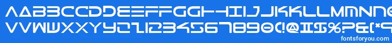 TeleMarinesBold Font – White Fonts on Blue Background
