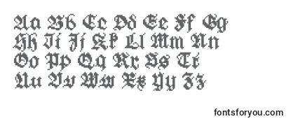 Schriftart Gothicpixels