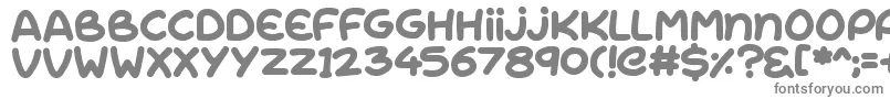 RiseShine Font – Gray Fonts on White Background