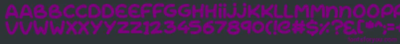 RiseShine Font – Purple Fonts on Black Background