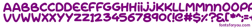 RiseShine Font – Purple Fonts on White Background