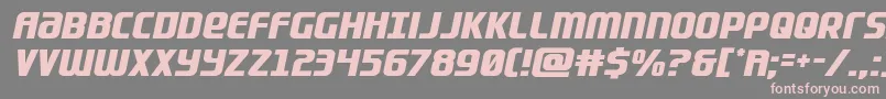 Lightsider Font – Pink Fonts on Gray Background