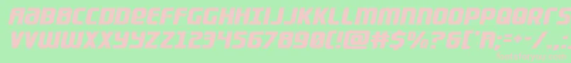 fuente Lightsider – Fuentes Rosadas Sobre Fondo Verde