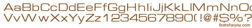 Fonte EurasiaextendedRegular – fontes marrons