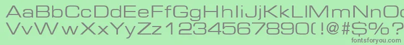 EurasiaextendedRegular Font – Gray Fonts on Green Background