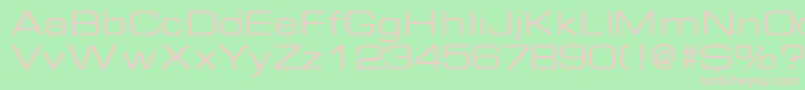 EurasiaextendedRegular Font – Pink Fonts on Green Background
