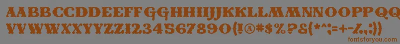 More about ConeyIsland Font ConeyIsland Font – Brown Fonts on Gray Background