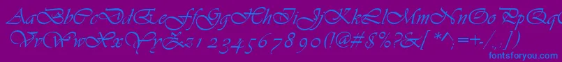 fuente Asylbekm13vivante.Kz – Fuentes Azules Sobre Fondo Morado