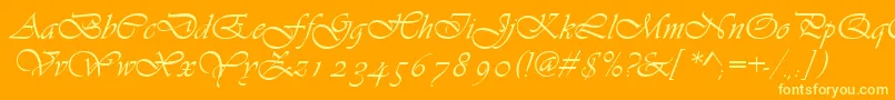 fuente Asylbekm13vivante.Kz – Fuentes Amarillas Sobre Fondo Naranja