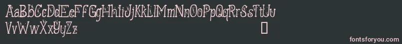 TwilightOzone Font – Pink Fonts on Black Background