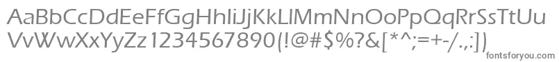 Erasitcteemed Font – Gray Fonts on White Background