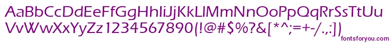 Erasitcteemed Font – Purple Fonts on White Background