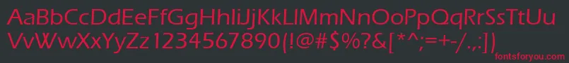 Erasitcteemed Font – Red Fonts on Black Background