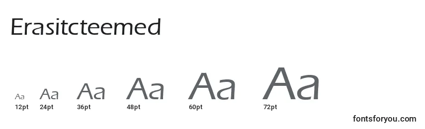 Размеры шрифта Erasitcteemed