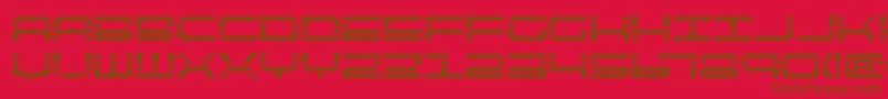 fuente Qqv2b – Fuentes Marrones Sobre Fondo Rojo