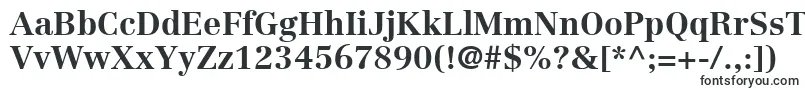 LinotypeCentennialLt75Bold-fontti – käyntikorttien fontit