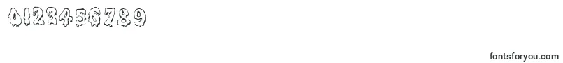 GhoulycapsRegular-Schriftart – Schriften für Zahlen und Nummern