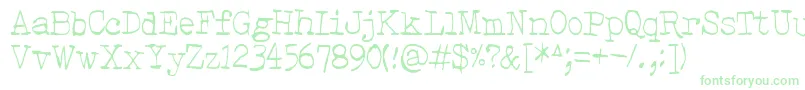 Hehku-Schriftart – Grüne Schriften